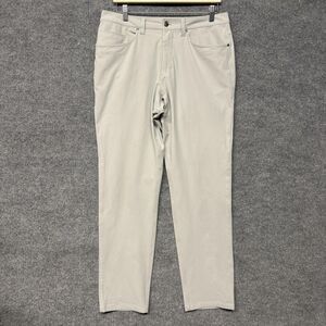 Lululemon Commission ABC Pants Mens 32x30 Gray Classic Stretch Golf Tech Preppy